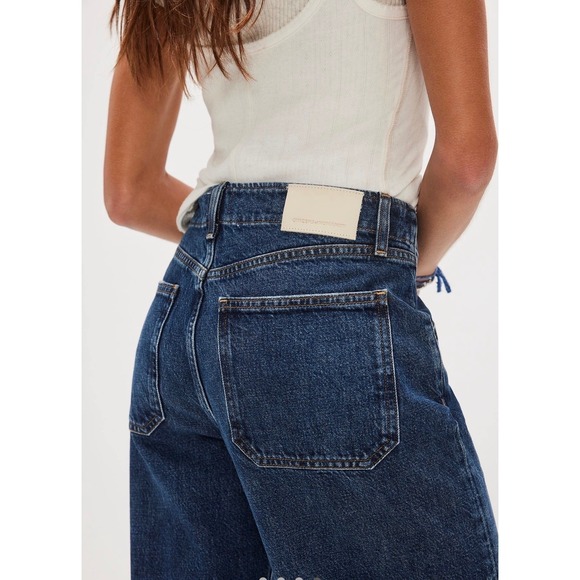 Citizens of Humanity Pasha Trouser Mid Rise Blue Jeans Size 24 NWT Norello - Picture 5 of 5